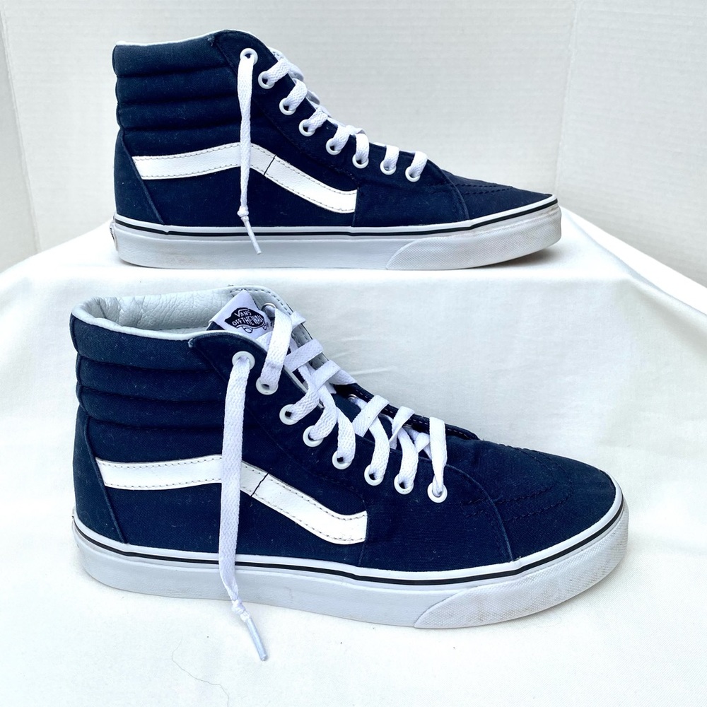 VANS SK8 high top canvas sneakers